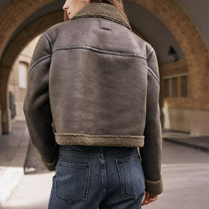 Patch Motorcycle Coat