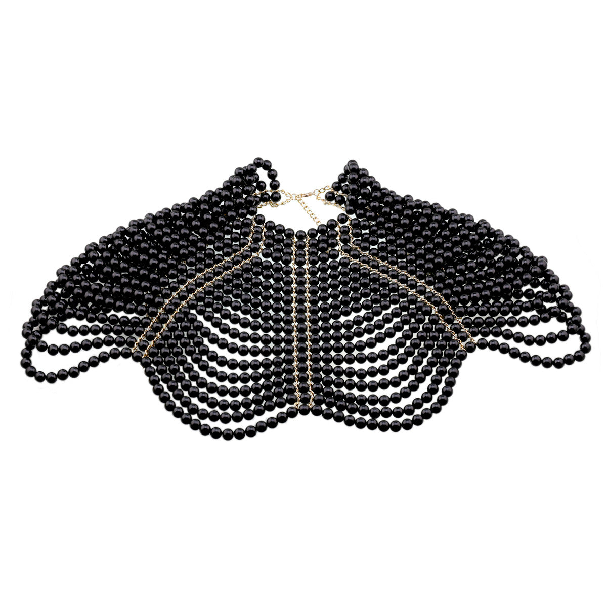 Women's Shawl-style Pearl Body Chain