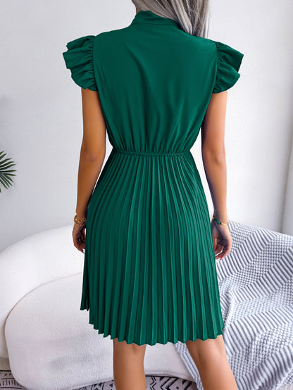 Serena Pleated Elegance Dress