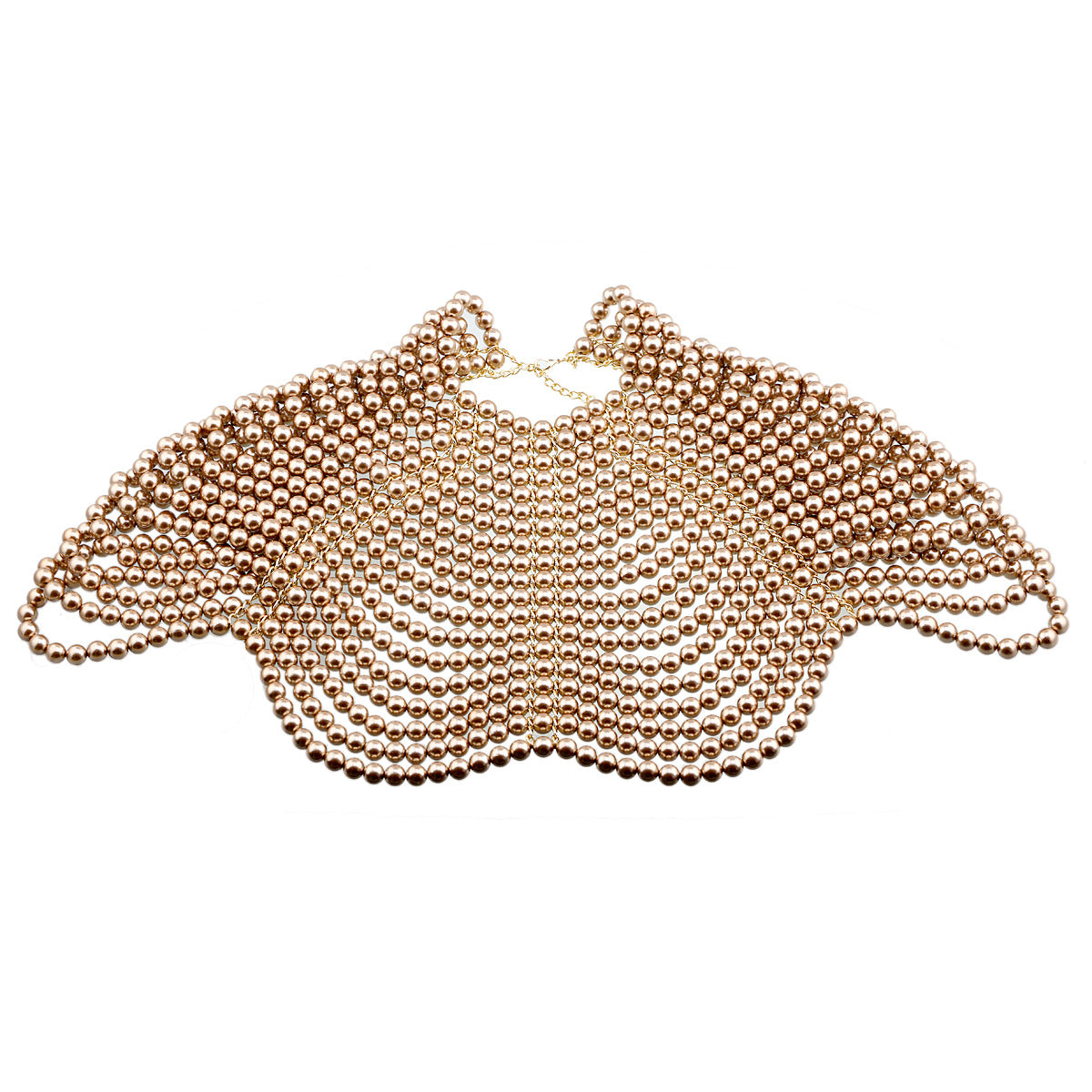 Women's Shawl-style Pearl Body Chain
