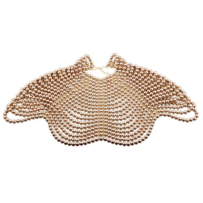 Women's Shawl-style Pearl Body Chain