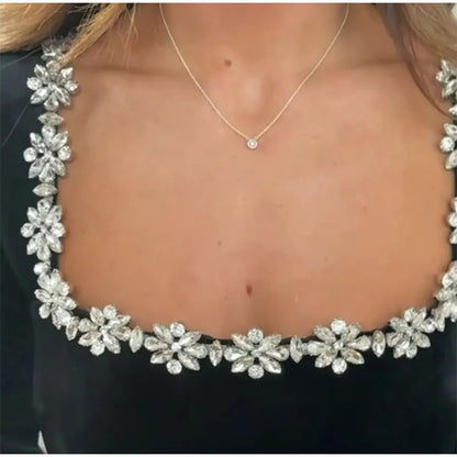 Crystal Flower Mini Dress