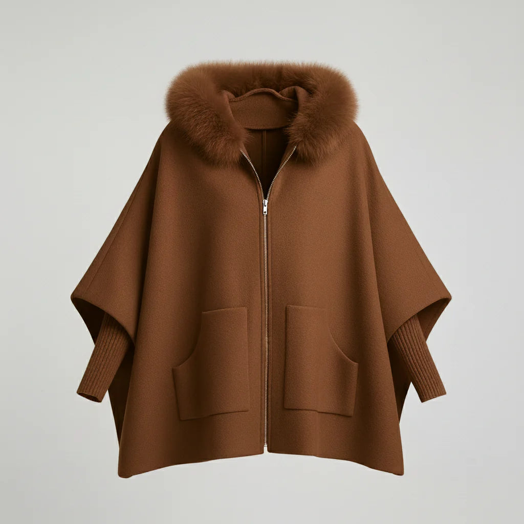 Luxury hooded cardigan