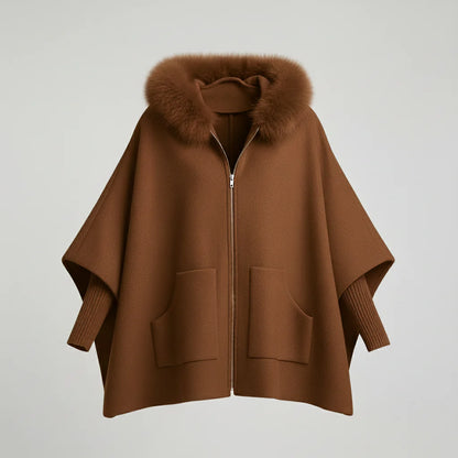 Luxury hooded cardigan