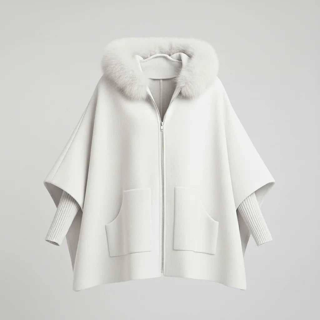 Luxury hooded cardigan