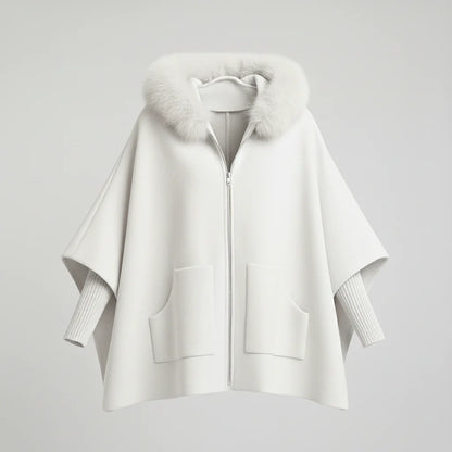 Luxury hooded cardigan