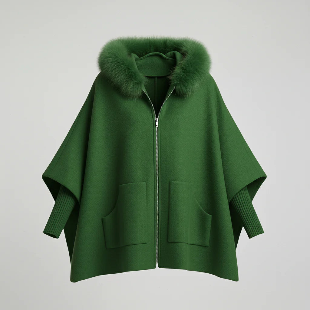 Luxury hooded cardigan