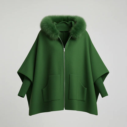 Luxury hooded cardigan