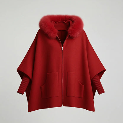 Luxury hooded cardigan