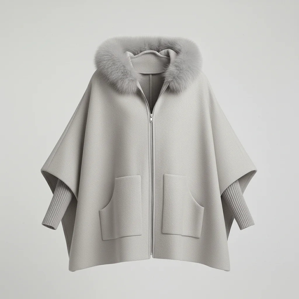 Luxury hooded cardigan