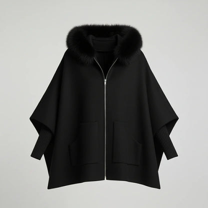 Luxury hooded cardigan