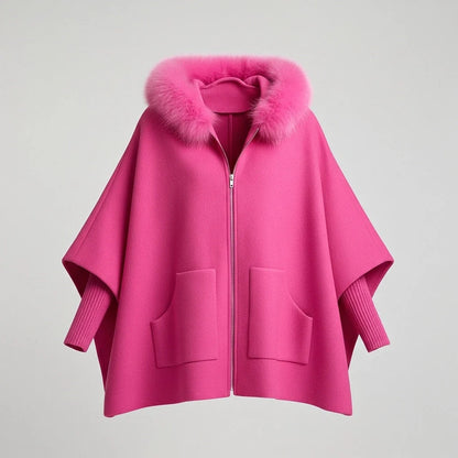 Luxury hooded cardigan
