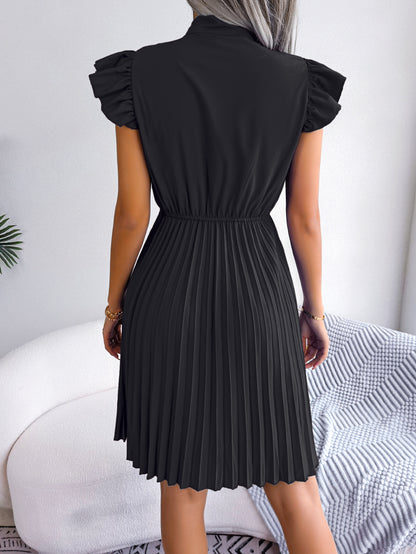 Serena Pleated Elegance Dress