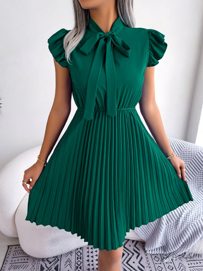 Serena Pleated Elegance Dress