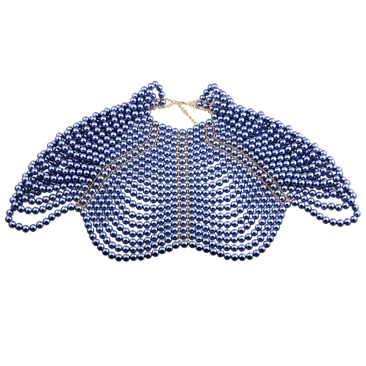 Women's Shawl-style Pearl Body Chain